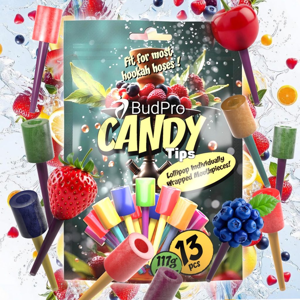 LolliTips are handmade, disposable, candy-flavored mouthpieces colorful hygienic smoking accessory