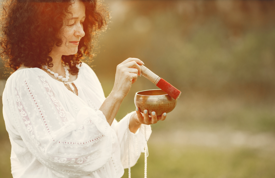 oronsuuts traditional natural healing ritual with herbs