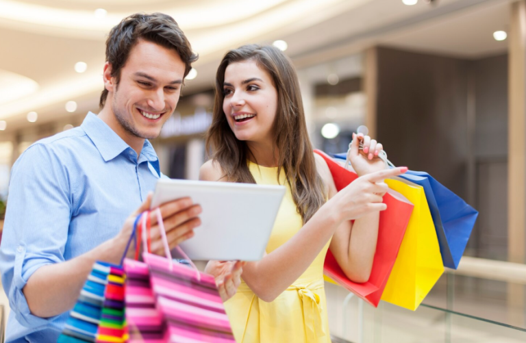 calesshop online shopping platform interface on mobile and laptop