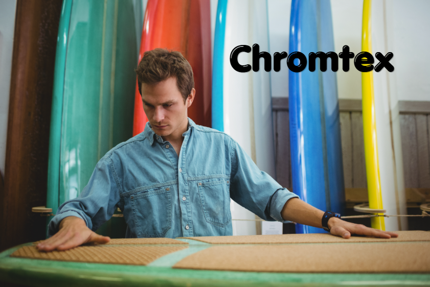 High-quality chromtex fabric with vibrant digital print